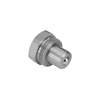 Screw-to-connect coupling with poppet valve male tip QRC-HIB-06-M-NF04-BP-W3AA